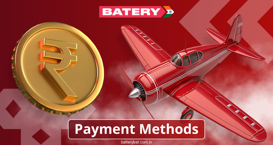 Banking operations in the game Aviator Batery Bet IN